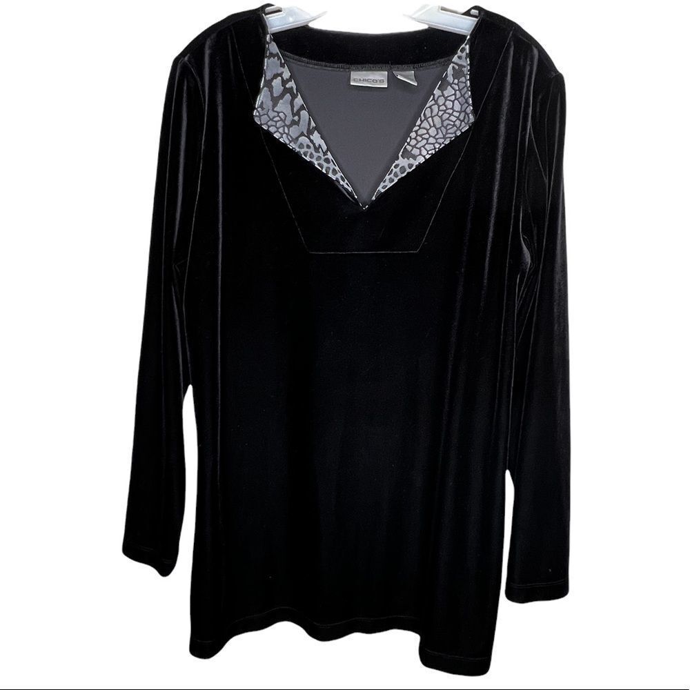 Chico's Velvet Top